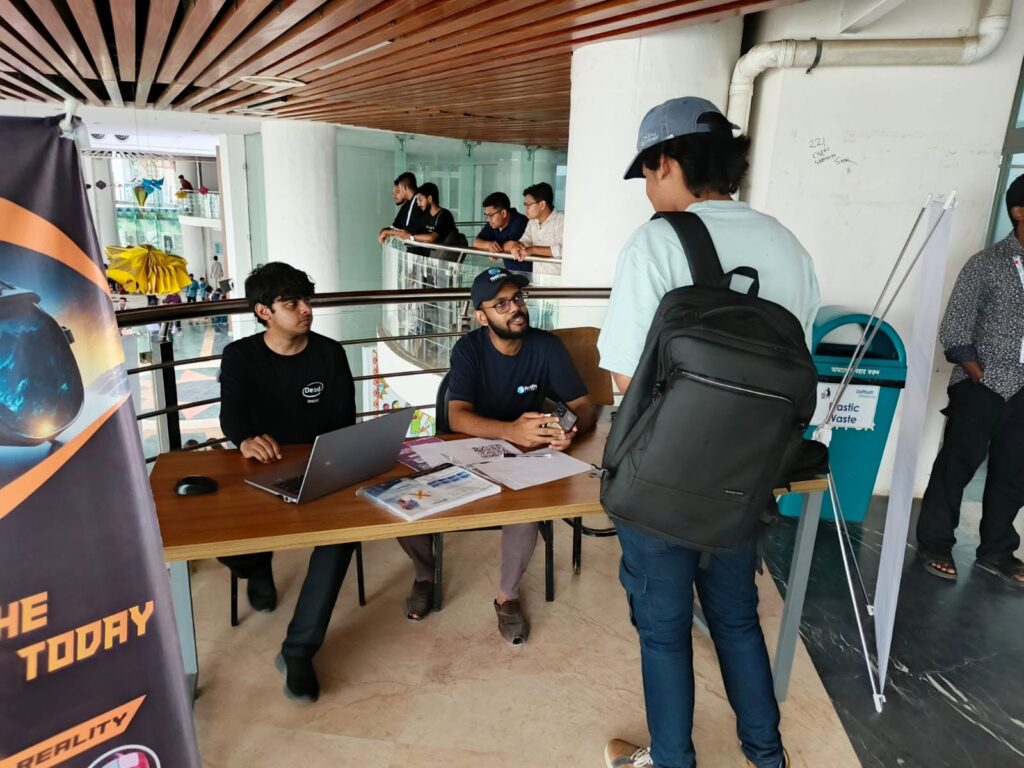 Agent X Booth Activities at Daffodil International University